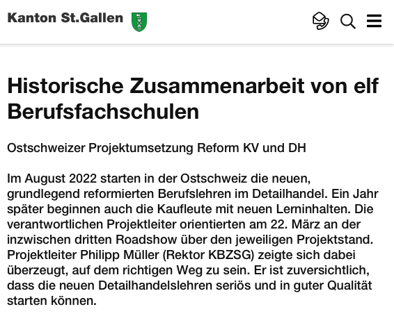 KV DH-Reform